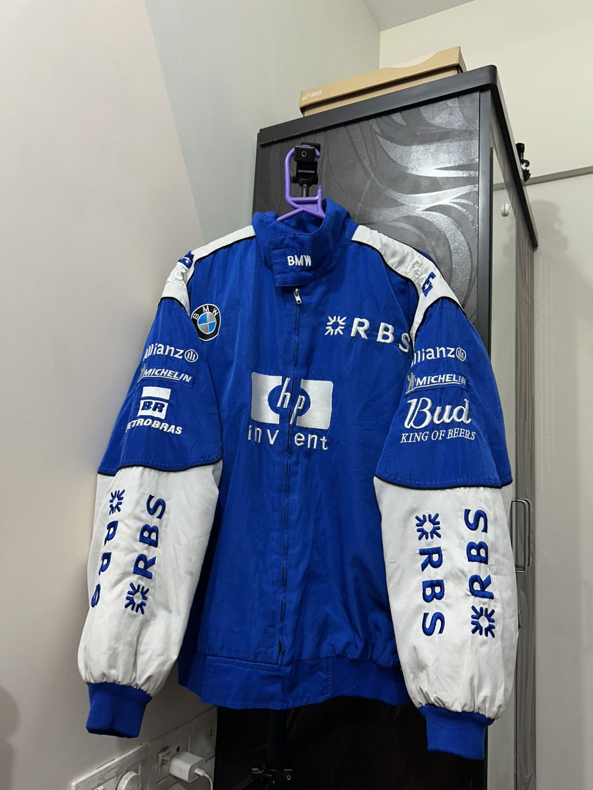 BMW Crazy Bmw Racing Bomber Jacket 🏎️🏁 Size US S / EU 44-46 / 1 - 1 Thumbnail