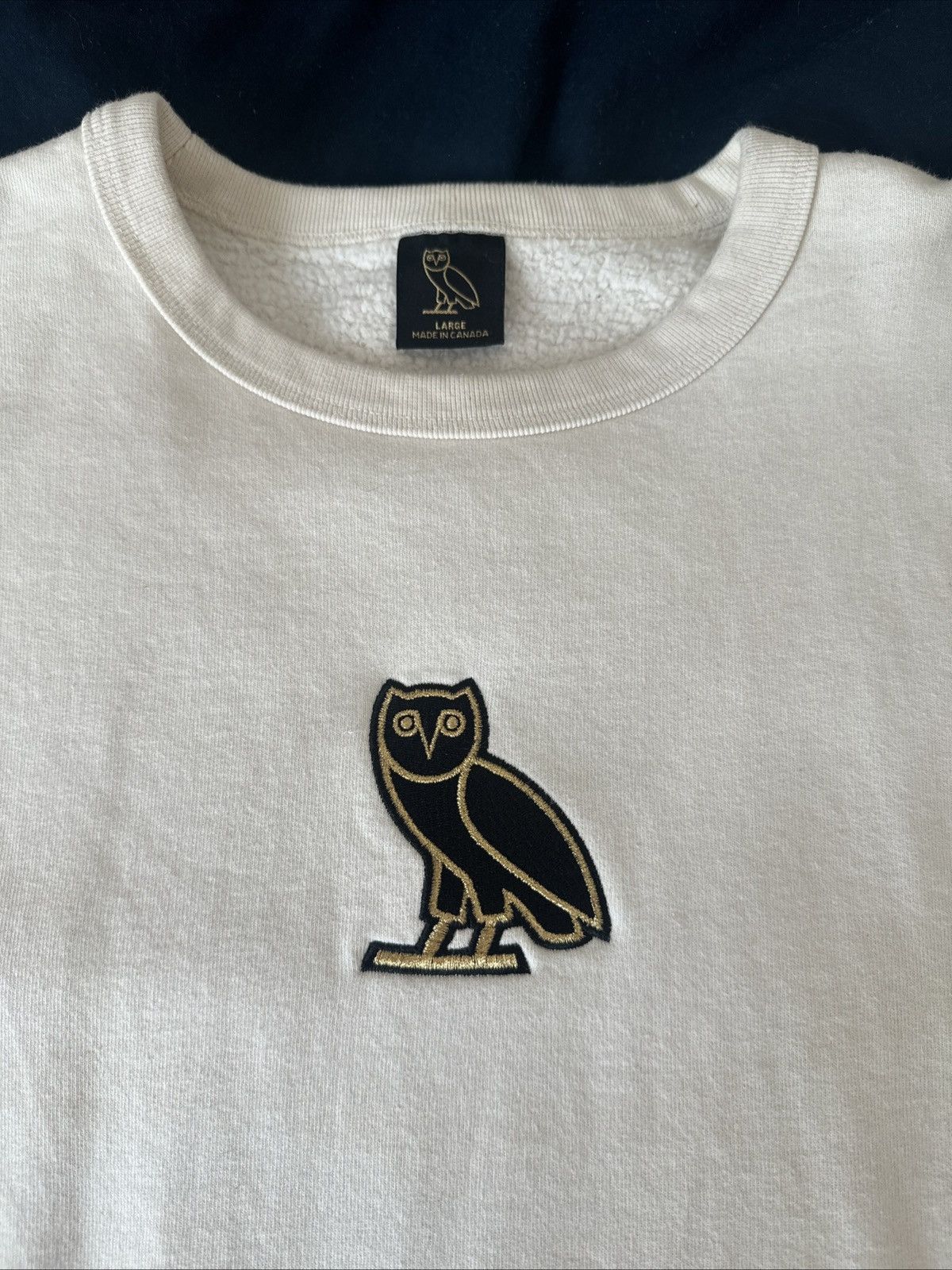 October's Very Own OVO Cream Sweatshirt Size US L / EU 52-54 / 3 - 3 Thumbnail