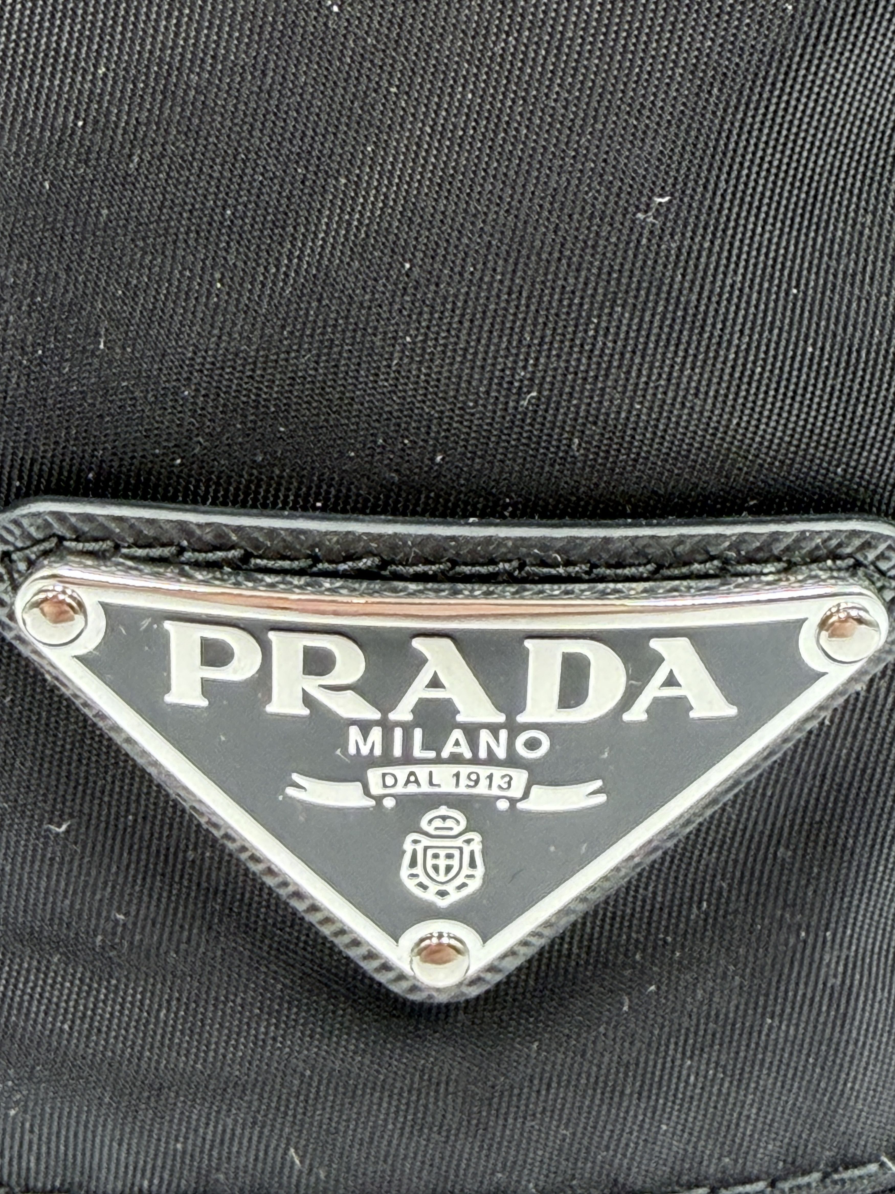 Prada Prada Re-Nylon Bucket Hat Black Size M Size ONE SIZE - 2 Thumbnail