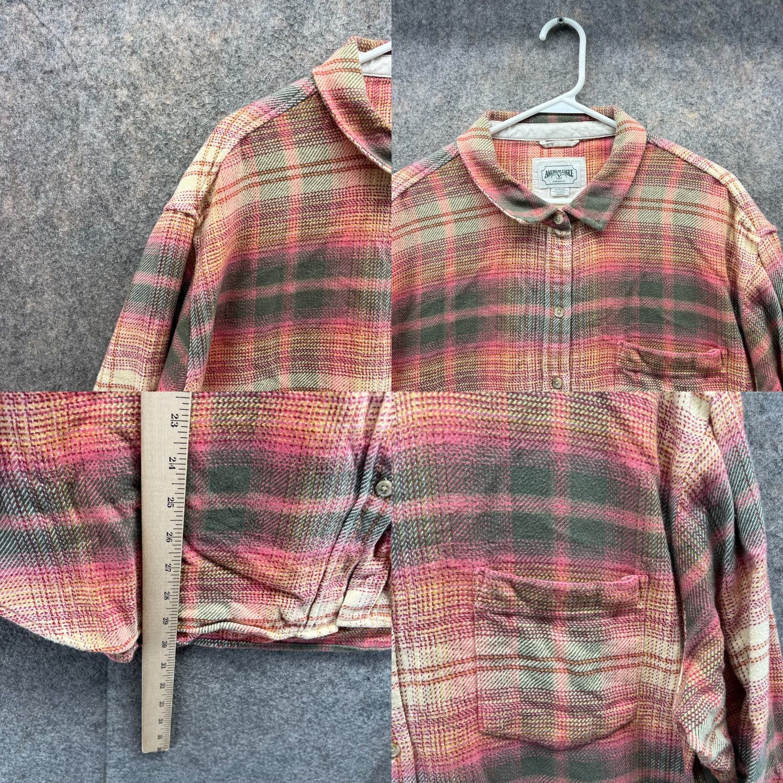 American Eagle Outfitters American Eagle Shirt Extra Large Casual Plaid Preppy Vintage Men XL Size US XL / EU 56 / 4 - 8 Thumbnail