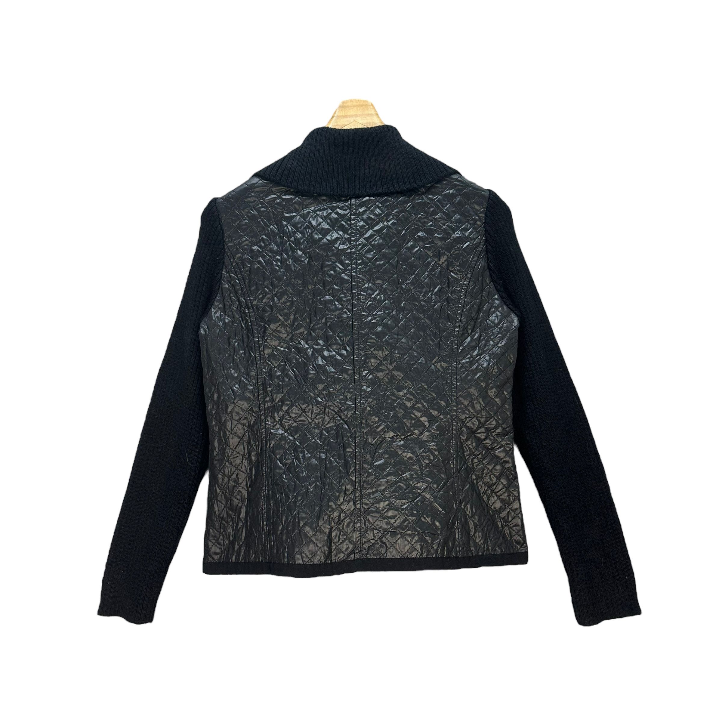 Japanese Brand KANSAI BIS SNAP BUTTON KNIT SLEEVE QUILTED JACKET #8384-006 Size S / US 4 / IT 40 - 10 Thumbnail