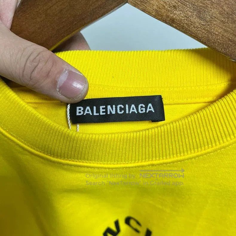 Balenciaga Balenciaga Printed Logo Short Sleeve Tee. Size US XXS / EU 40 - 3 Thumbnail