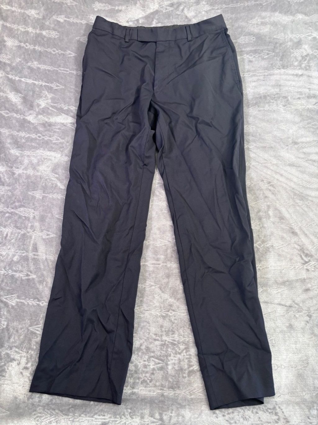 Men's Hugo Boss Black Dress Pants Size 34/R Career Classic