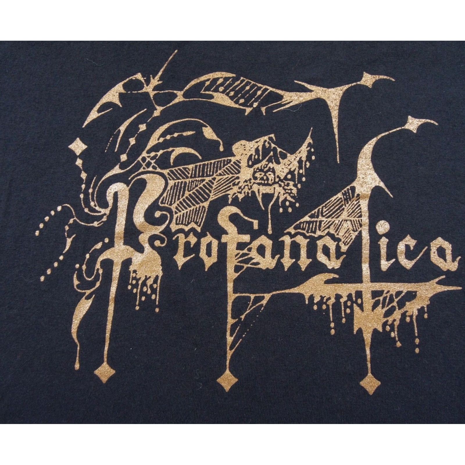 Gildan VINTAGE Profanitica Shirt Mens XL Black Metal Band Tee Weeping in Heaven Size US XL / EU 56 / 4 - 5 Thumbnail