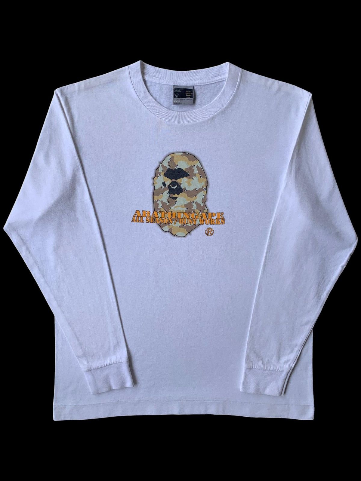 Bape Vintage 90s Bape All Season Busy Works Longsleeve Size US L / EU 52-54 / 3 - 1 Thumbnail
