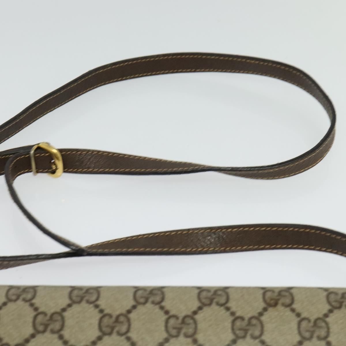 Gucci GUCCI GG Supreme Shoulder Bag Pvc Beige Gold 004 904 004 904 Size ONE SIZE - 8 Thumbnail