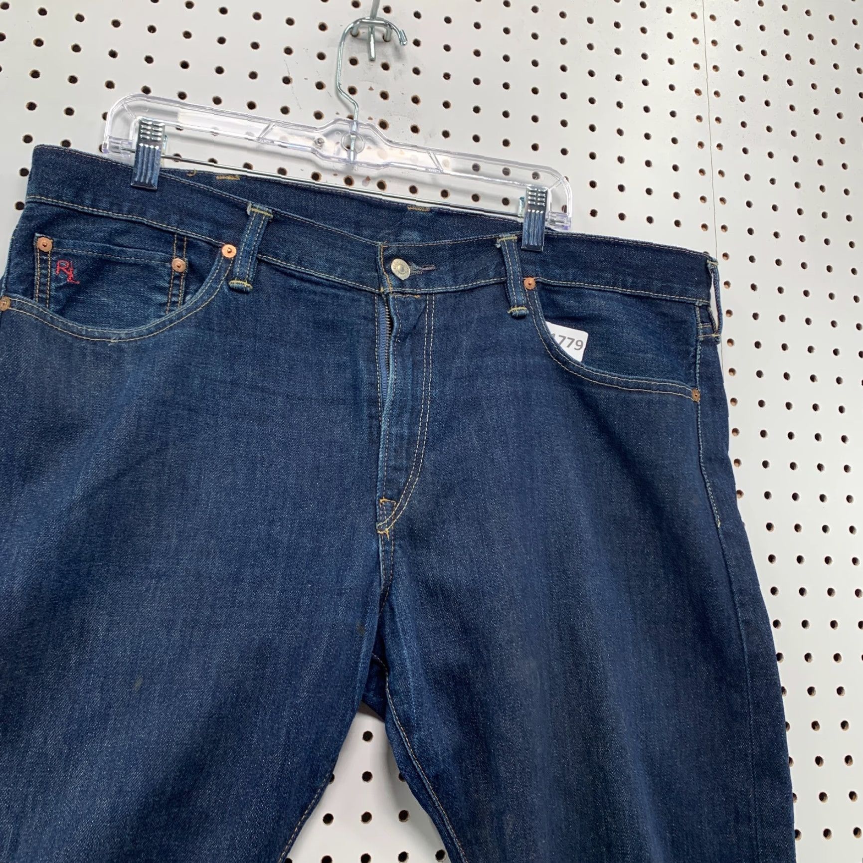 Polo Ralph Lauren VINTAGE Polo Ralph Lauren Denim Jeans Mens Size 38x30 Dark Wash Slim Straight 5-Pocket Blue Mens Size US M / EU 48-50 / 2 - 7 Thumbnail