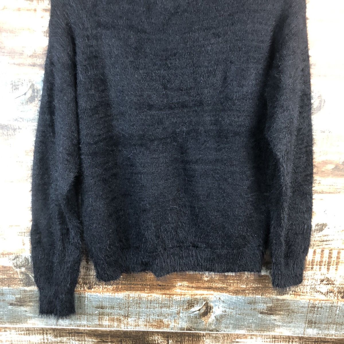 Homespun Knitwear DL Marble Waltz Black fur shaggy mohair Knitwear #C023 Size US M / EU 48-50 / 2 - 13 Thumbnail
