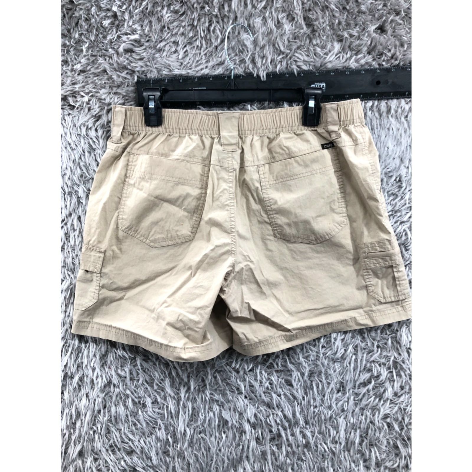 Vintage CQR Cargo Shorts Men Adult L Regular Beige Cotton Blend 5-Pocket Mid Rise 7in Inseam Jeans? Size US 33 - 7 Thumbnail