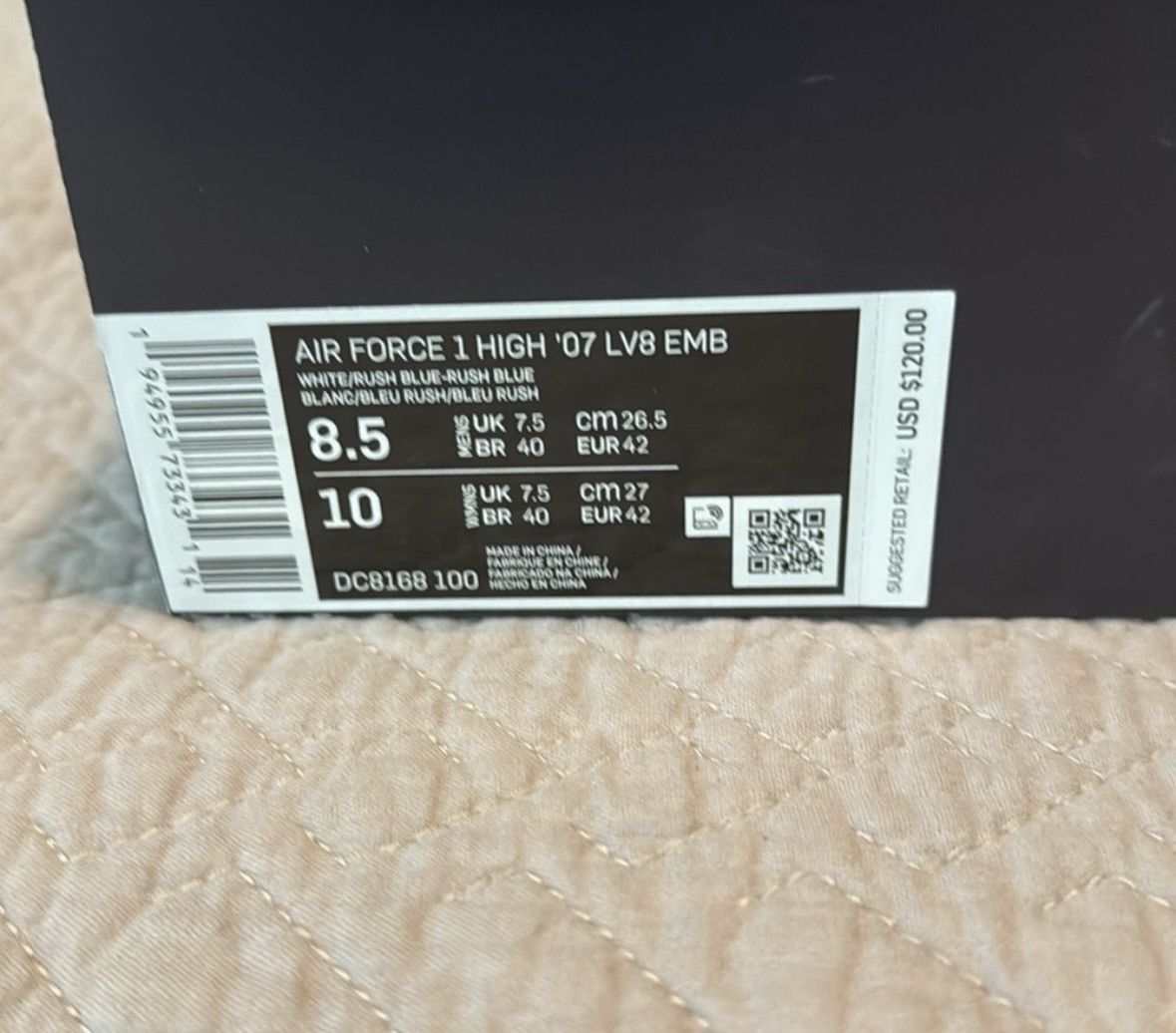 Nike Nike Air Force 1 High ‘07 Dodgers Shoes Sneakers Size US 8.5 / EU 41-42 - 6 Thumbnail