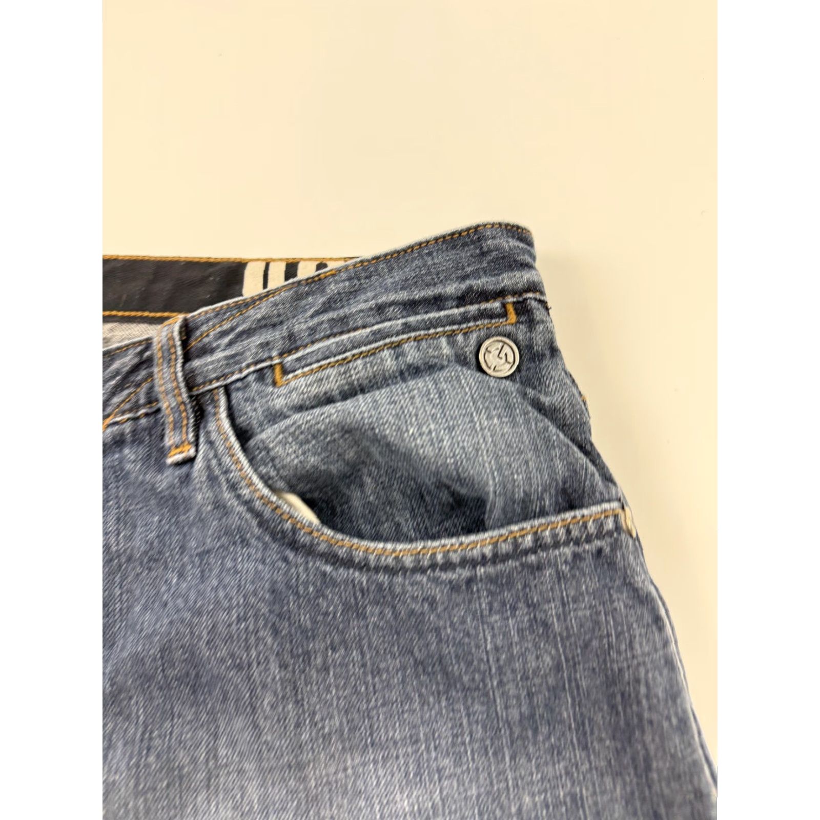 Denime VINTAGE G-Unit Denim Shorts Mens 40 Blue Bermuda Hip Hop Casual 5-Pocket Relaxed Fit Summer Boys Girls Mens Women? Size US 40 / EU 56 - 3 Thumbnail