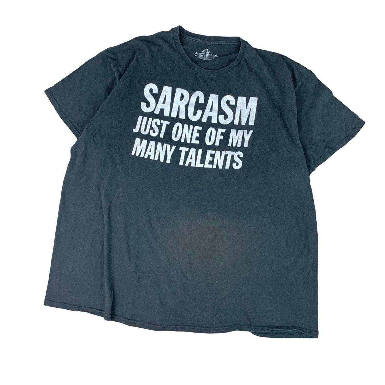 Vintage Vintage Y2K Funny Sarcasm T-shirt Size US XXL / EU 58 / 5 - 1 Thumbnail