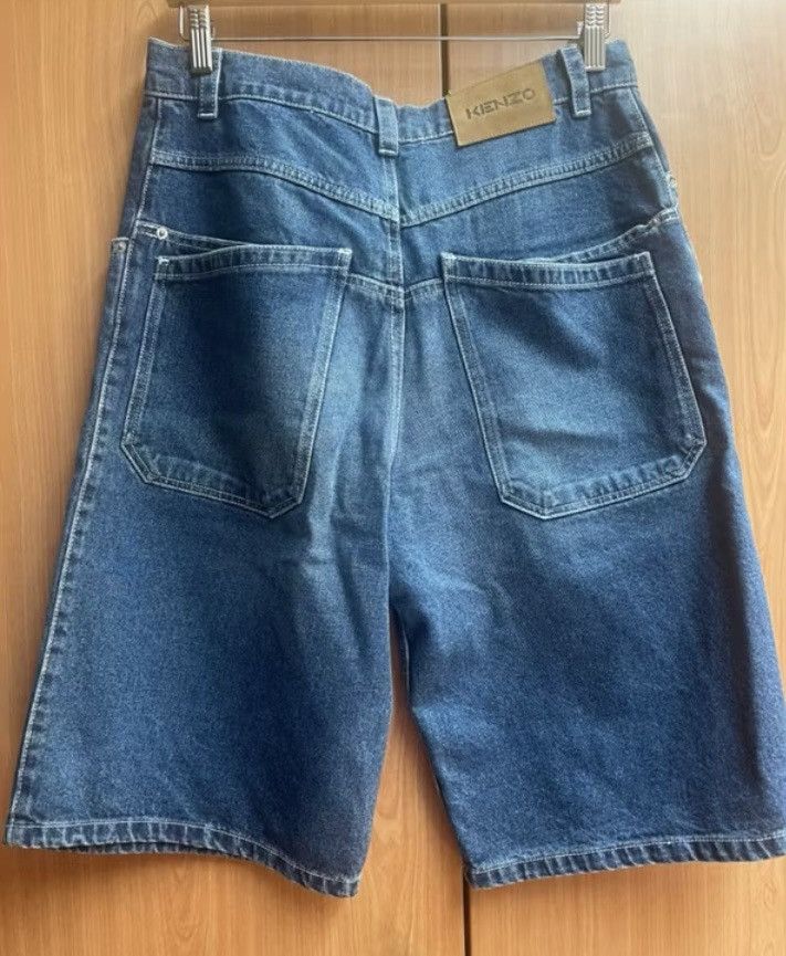 Kenzo Kenzo Wide Leg Denim Short Size 29 Size US 29 - 3 Thumbnail