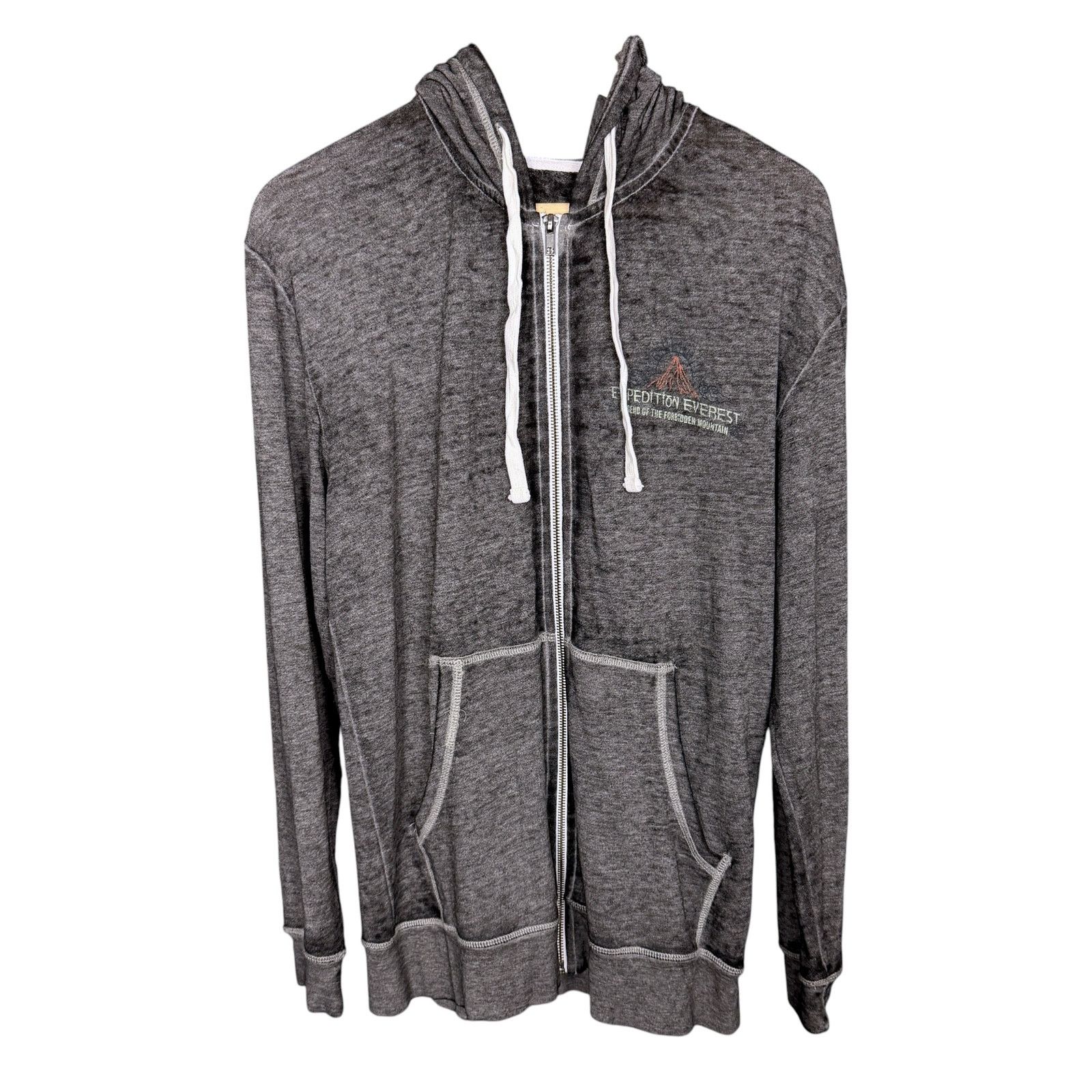 Disney Disney Expedition Everest Gray Full Zip-Up Yeti LW Hoodie Size US S / EU 44-46 / 1 - 8 Thumbnail