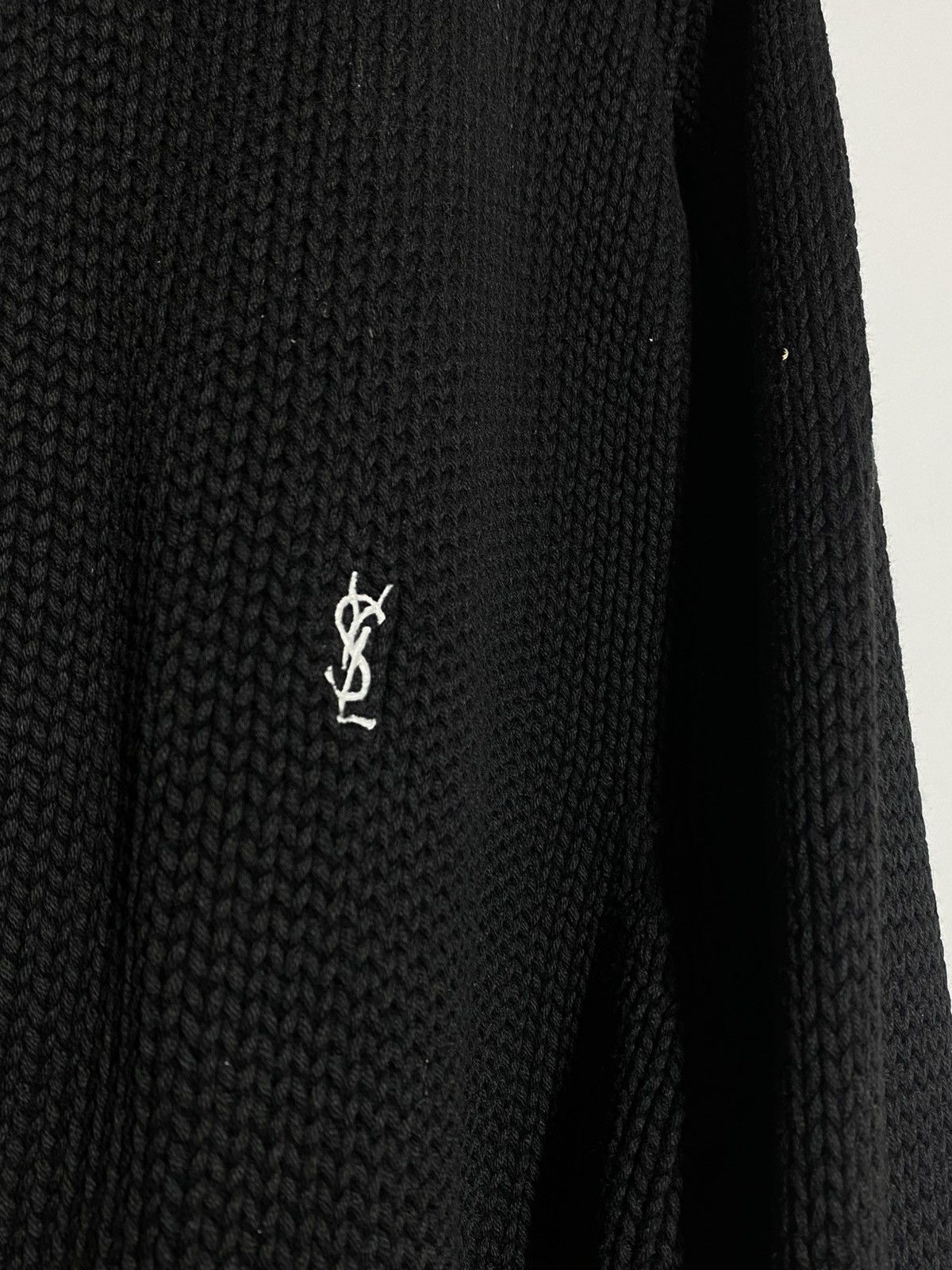 Yves Saint Laurent Vintage YSL Yves Saint Laurent Full Zip Knit Sweater Size US XXL / EU 58 / 5 - 4 Thumbnail