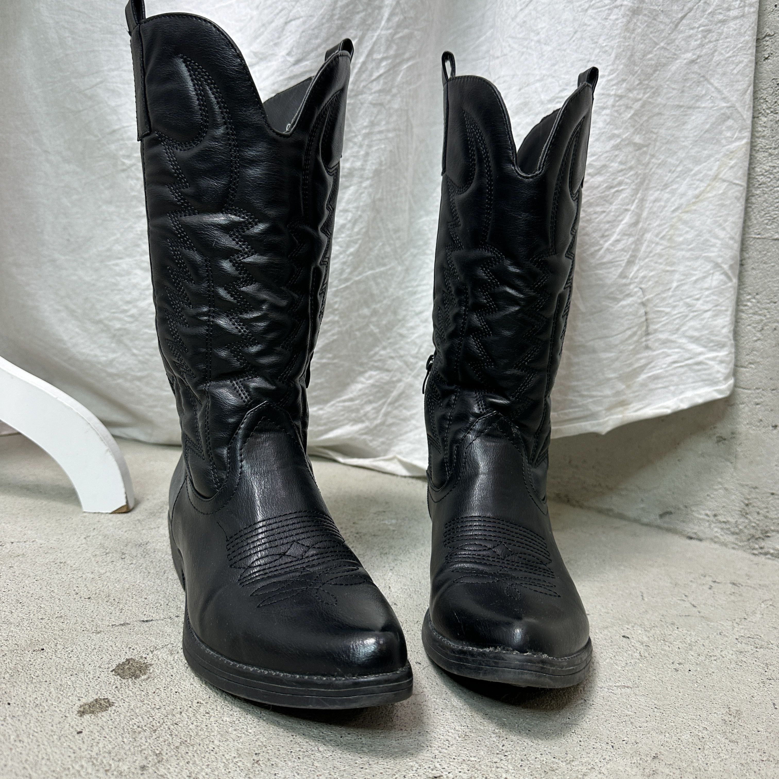 Vintage Vintage Western Faux Leather Cowboy Boots 00s Size US 10 / IT 40 - 7 Thumbnail