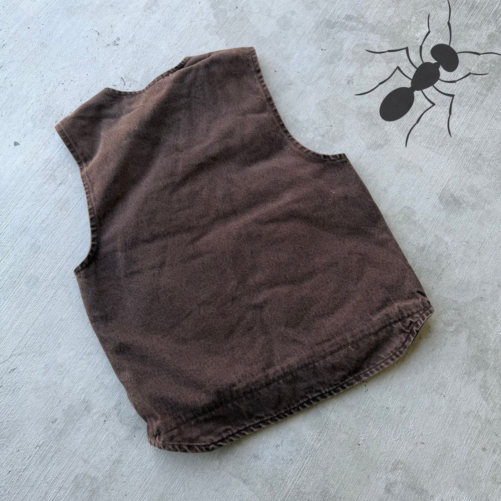 Carhartt × Vintage Carhartt V19 DKB brown work wear vest Size US M / EU 48-50 / 2 - 4 Thumbnail