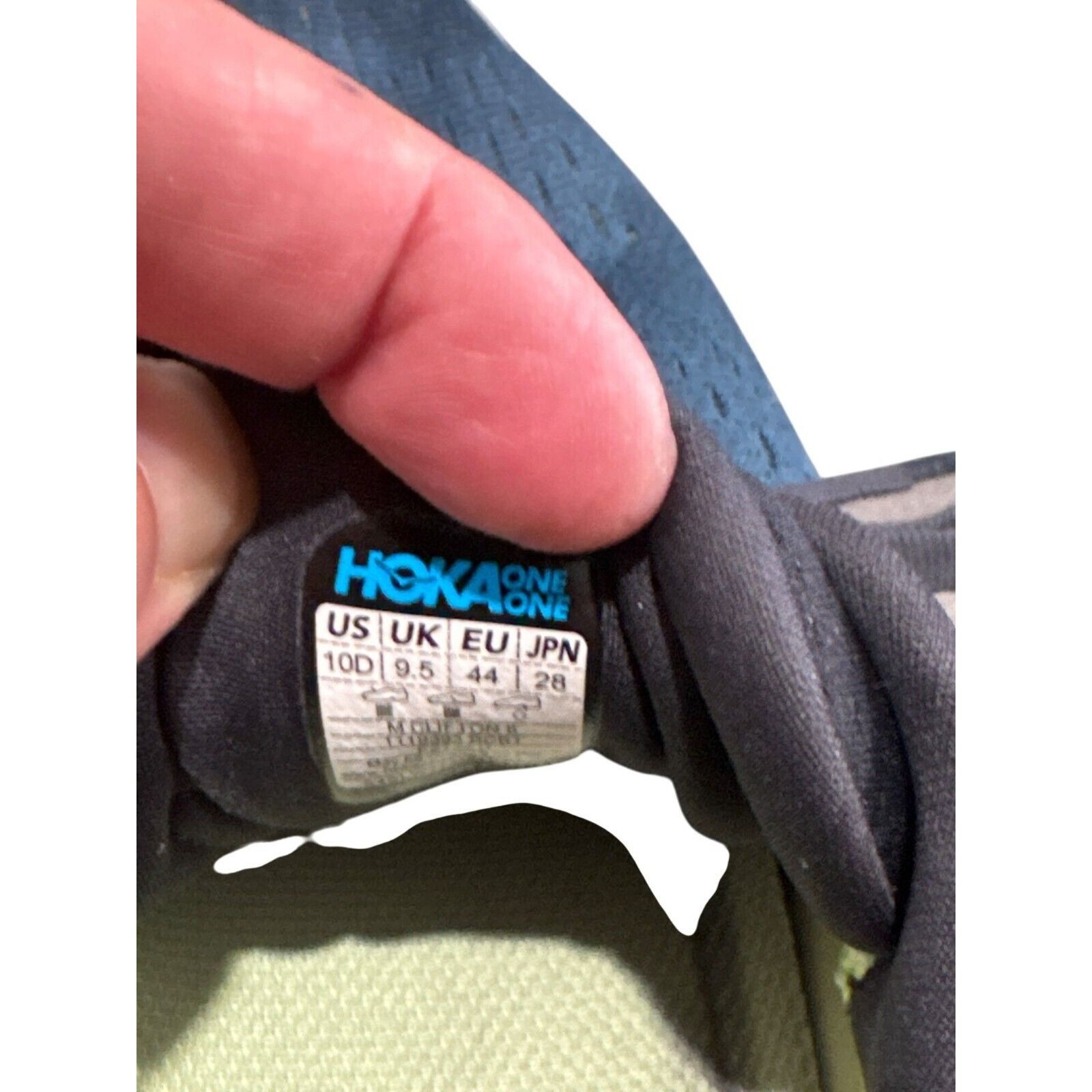 Hoka Hoka Clifton 8 Mens Blue Running Sneakers Shoes 10D SKU 8121 Size US 10 / EU 43 - 9 Thumbnail