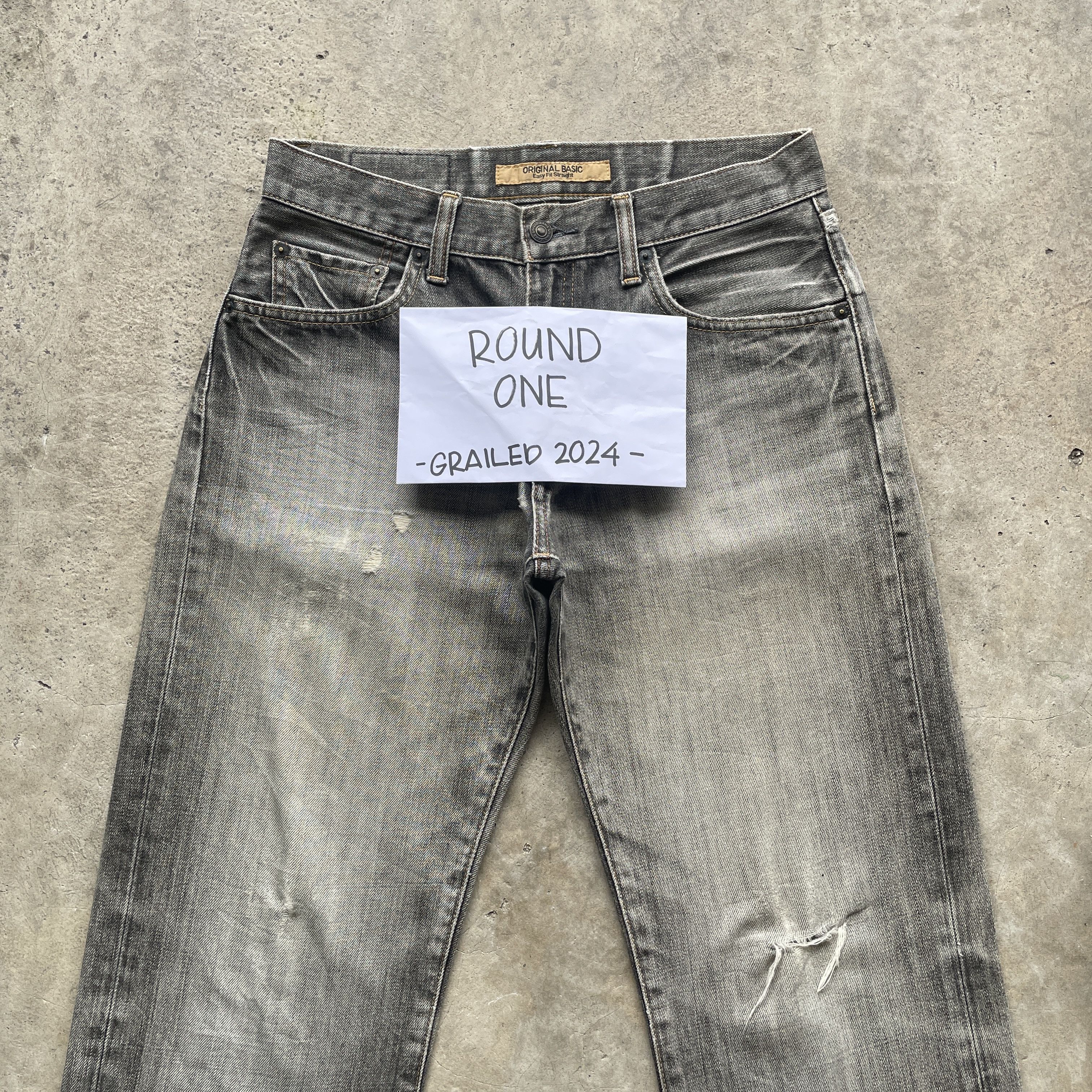 Japanese Brand W30 VINTAGE JAPAN FADED BLACK JEANS DISTRESSED DENIM PANTS Size US 30 / EU 46 - 3 Thumbnail