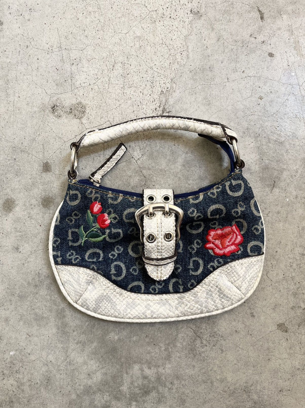 Guess Guess handle mini y2k snake leather bag Size ONE SIZE - 1 Thumbnail