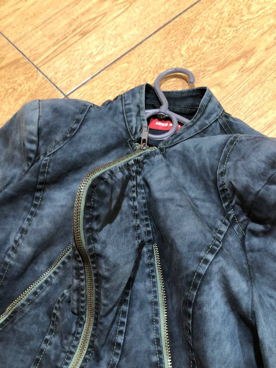 Miss Sixty MISS SIXTY Vintage Faded Grunge Cyber Punk JACKET Size S / US 4 / IT 40 - 8 Thumbnail