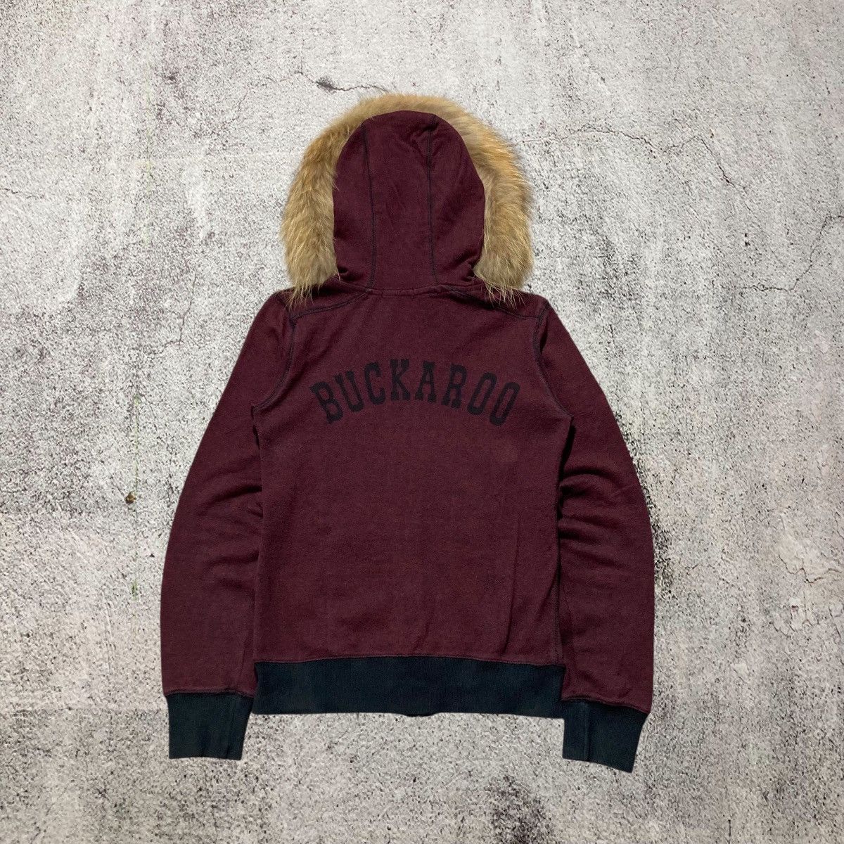 Japanese Brand 2000s Buckaro Skull Patch Logo Fur Ziphoodie Lgb Punk Style Size US S / EU 44-46 / 1 - 10 Thumbnail