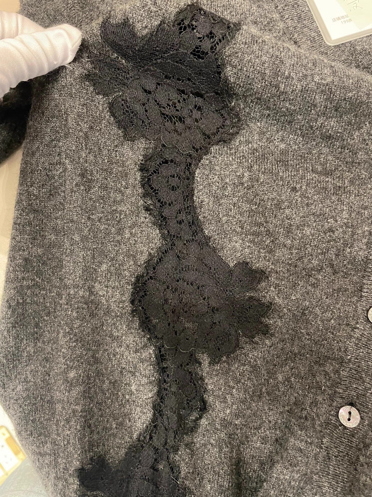 Dolce & Gabbana D&G deep gray cashmere cardigan size 38 Size XS / US 0-2 / IT 36-38 - 5 Thumbnail