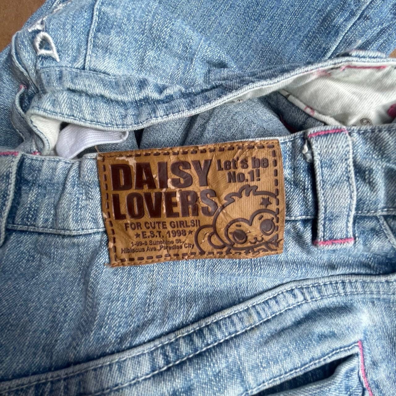 Beauty Beast × Hysteric Glamour × Vintage Vintage Daisy Lovers Embroided Side Tap Flare Denim Pants Size 28" / US 6 / IT 42 - 13 Thumbnail