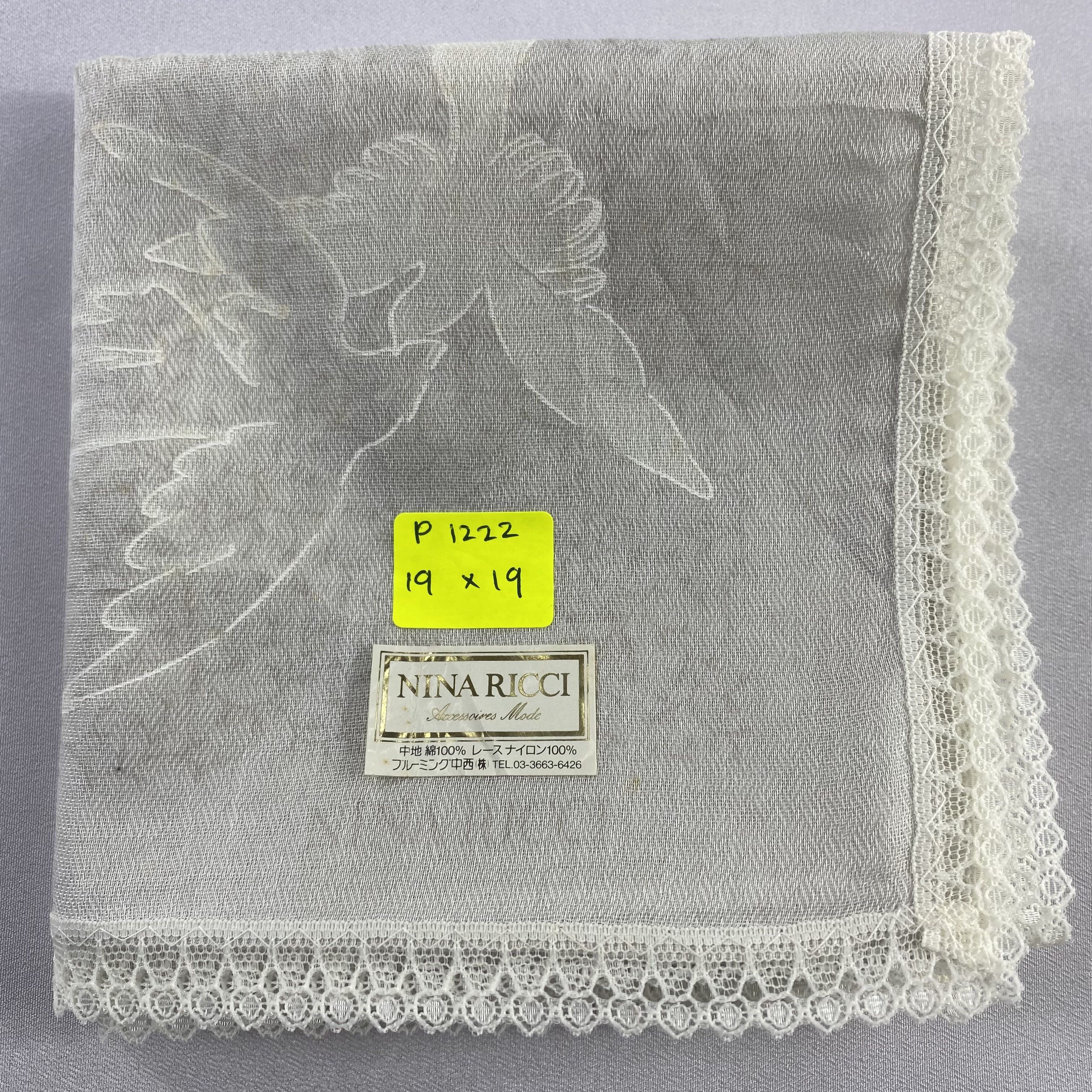 Nina Ricci × Vintage NWT Nina Ricci Handkerchief / Neckerchief / Bandana-P1222 Size ONE SIZE - 5 Thumbnail