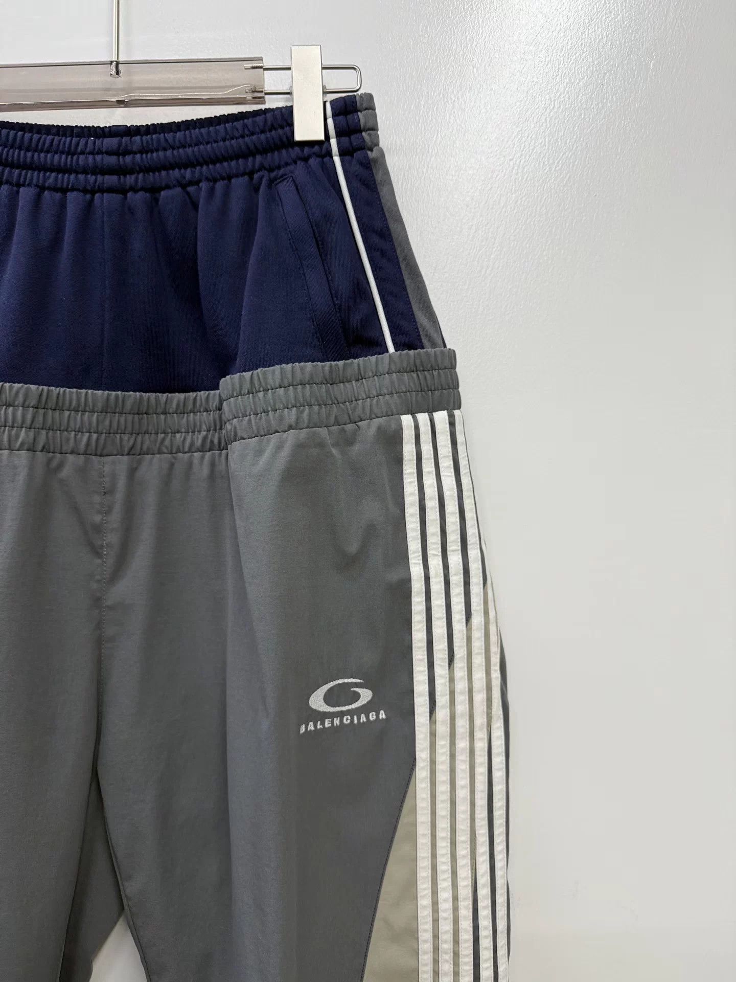Balenciaga Balenciaga 2-Waist Gray-Blue Colorblock XS Pants New Size US 26 / EU 42 - 3 Thumbnail
