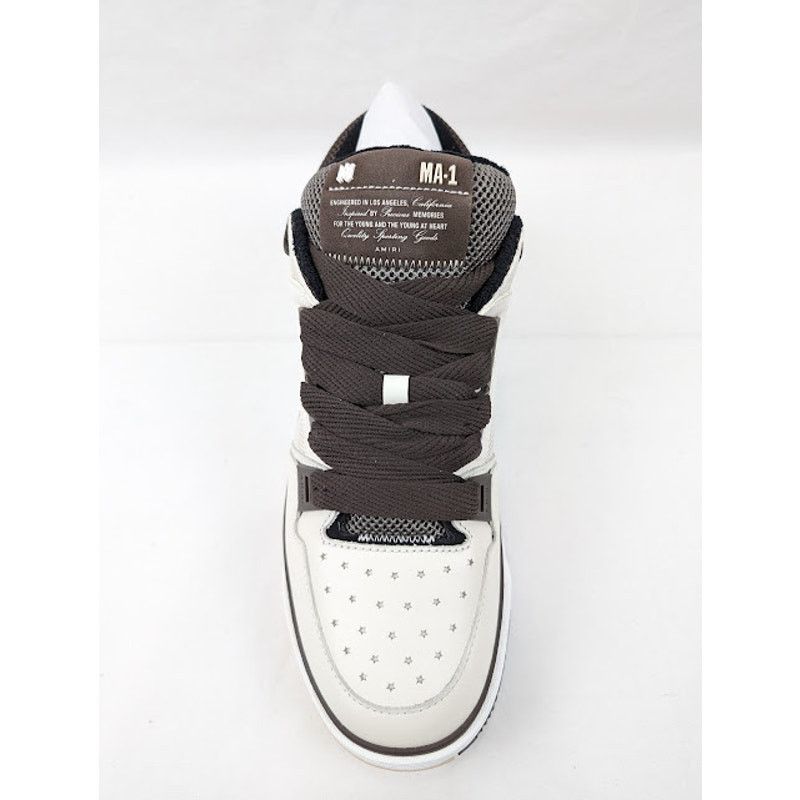 Amiri o1rshd1 Q: 3 / MA-1 Low-Top Sneakers in Brown Size US 13 / EU 46 - 6 Thumbnail