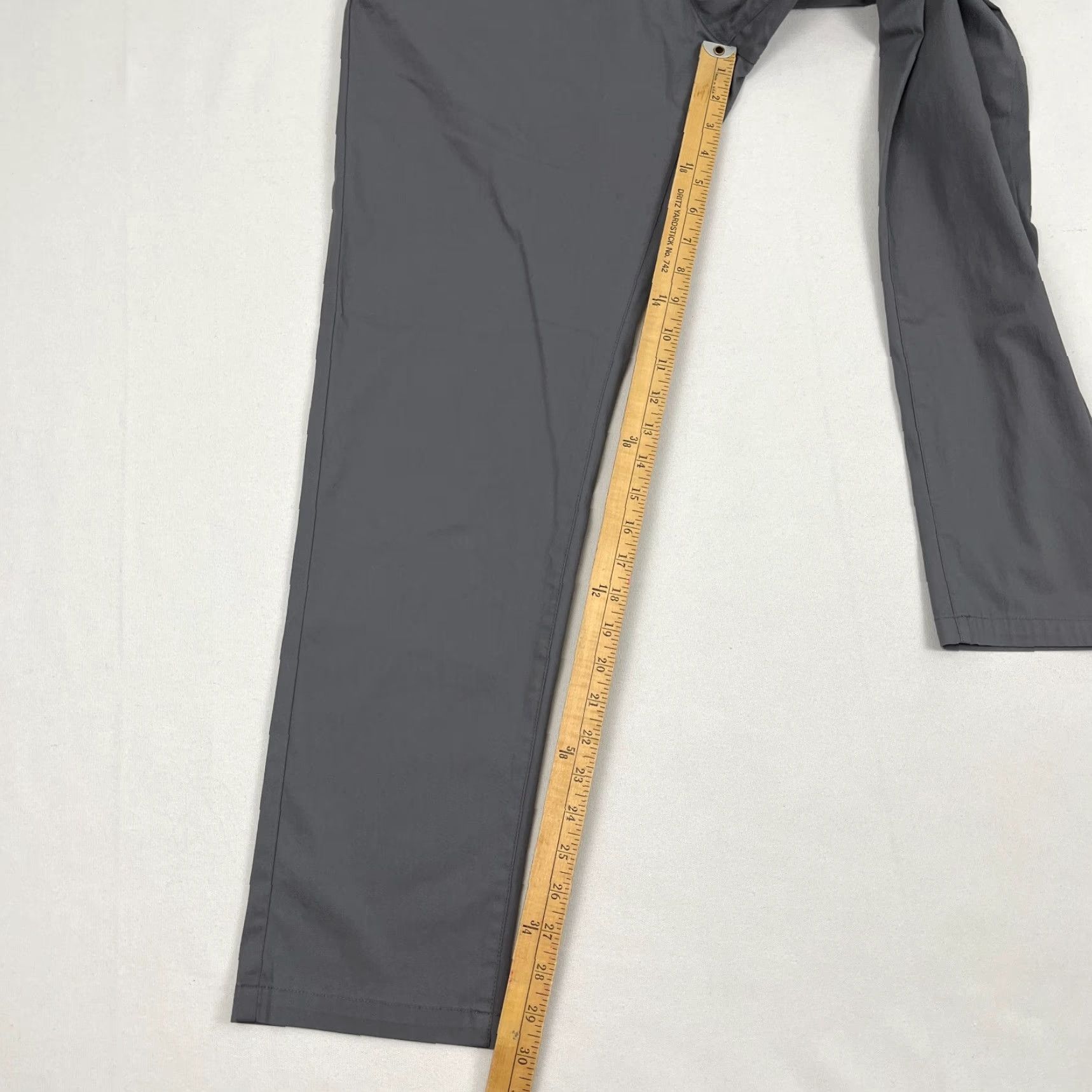 Vintage Birddogs Pants Mens 36 x 30 Slim Lined Gray Performance Khaki Golf Stretch Prep Shirt Size US 36 / EU 52 - 4 Thumbnail