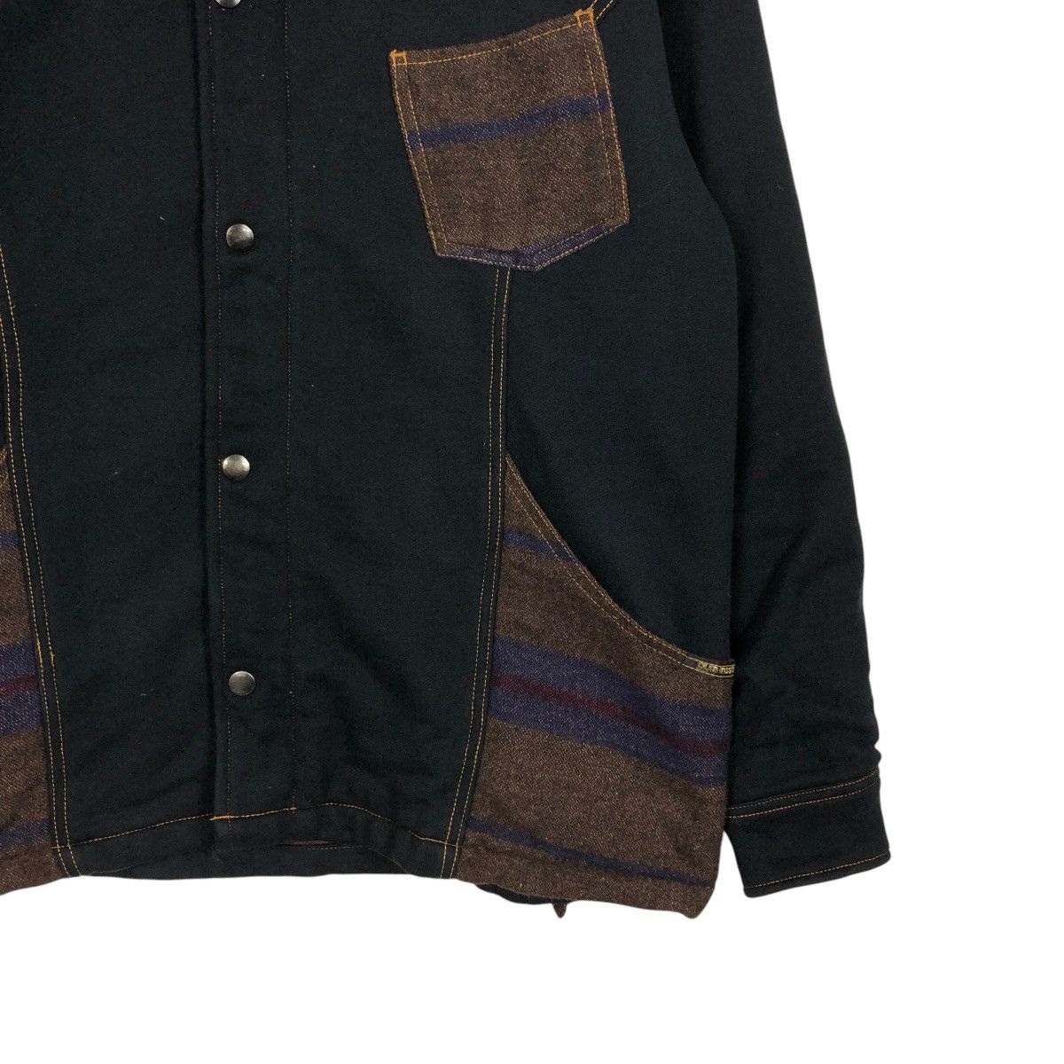 Japanese Brand 🔥VINTAGE DETROIT CHORE JACKET GYM MASTER BLANKET STRIPED Size US M / EU 48-50 / 2 - 7 Thumbnail