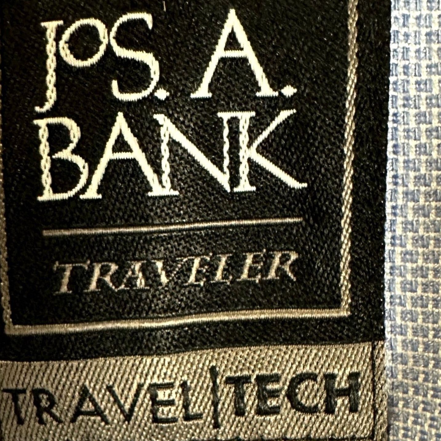 Jos. A. Bank Jos. A. Bank Traveler Shirt Dress Men 17.5-34 Blue Travel Tech Button Up Stretch Shirt Dress Mens Chest 48 Length 33 Preppy Vintage: No Size 48R - 5 Thumbnail
