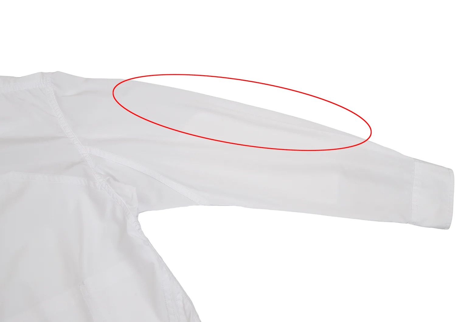 Junya Watanabe Elbow Patch Packable White Shirt in Size S Size US S / EU 44-46 / 1 - 5 Thumbnail