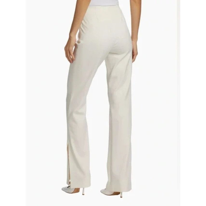 Alice + Olivia Alice + Olivia Lara Side Slit flared Pants size 2 color Ivor Size 26" / US 2 / IT 38 - 1 Thumbnail