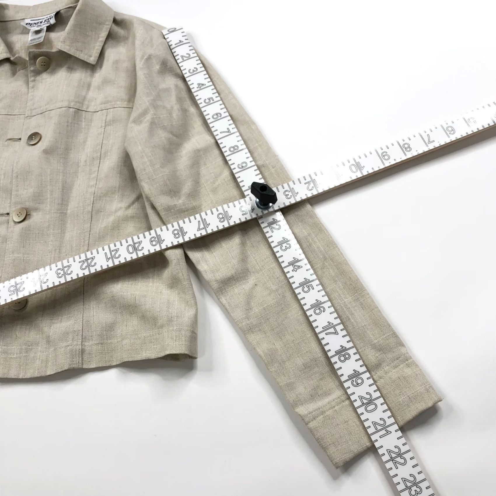 Pendleton Pendleton Blazer Style Jacket Beige MINT Women Blazer Wool Rayon Linen Blend Button 4 Size S / US 4 / IT 40 - 4 Thumbnail
