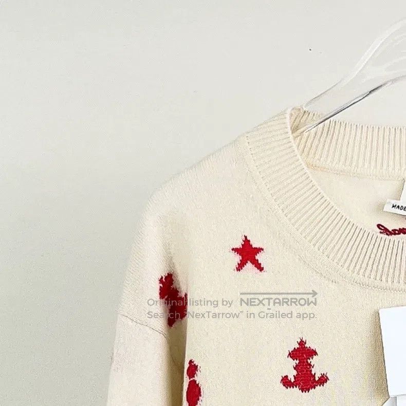 Hermes Hermes Ivory and magenta cashmere dress Size XS / US 0-2 / IT 36-38 - 3 Thumbnail