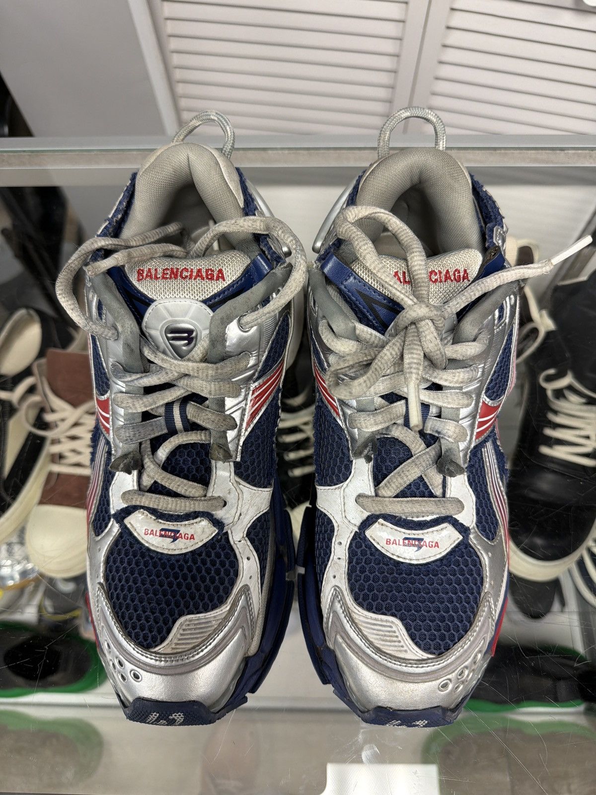 Balenciaga Balenciaga runner v2 navy silver red Size US 9 / EU 42 - 8 Thumbnail