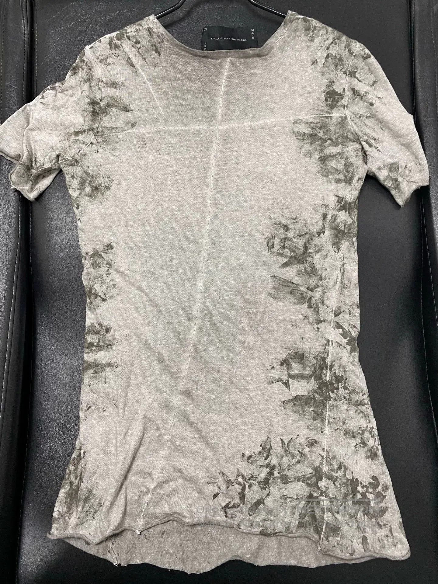 10sei0otto 10sei0otto Washed Distressed Gray Short Sleeve. Size US M / EU 48-50 / 2 - 2 Thumbnail