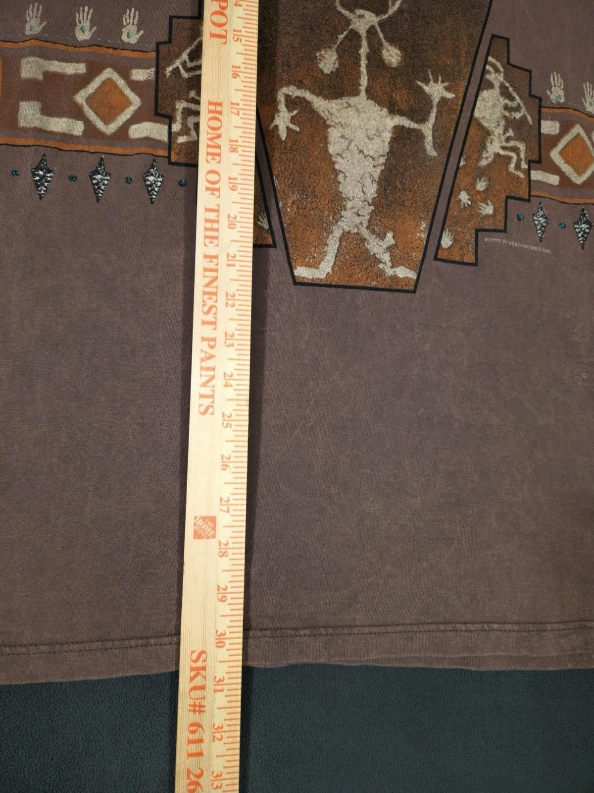 The Unbranded Brand Vintage 1995 Grand Canyon Petroglyph Screenworks Inc XL #2 Size US XL / EU 56 / 4 - 4 Thumbnail