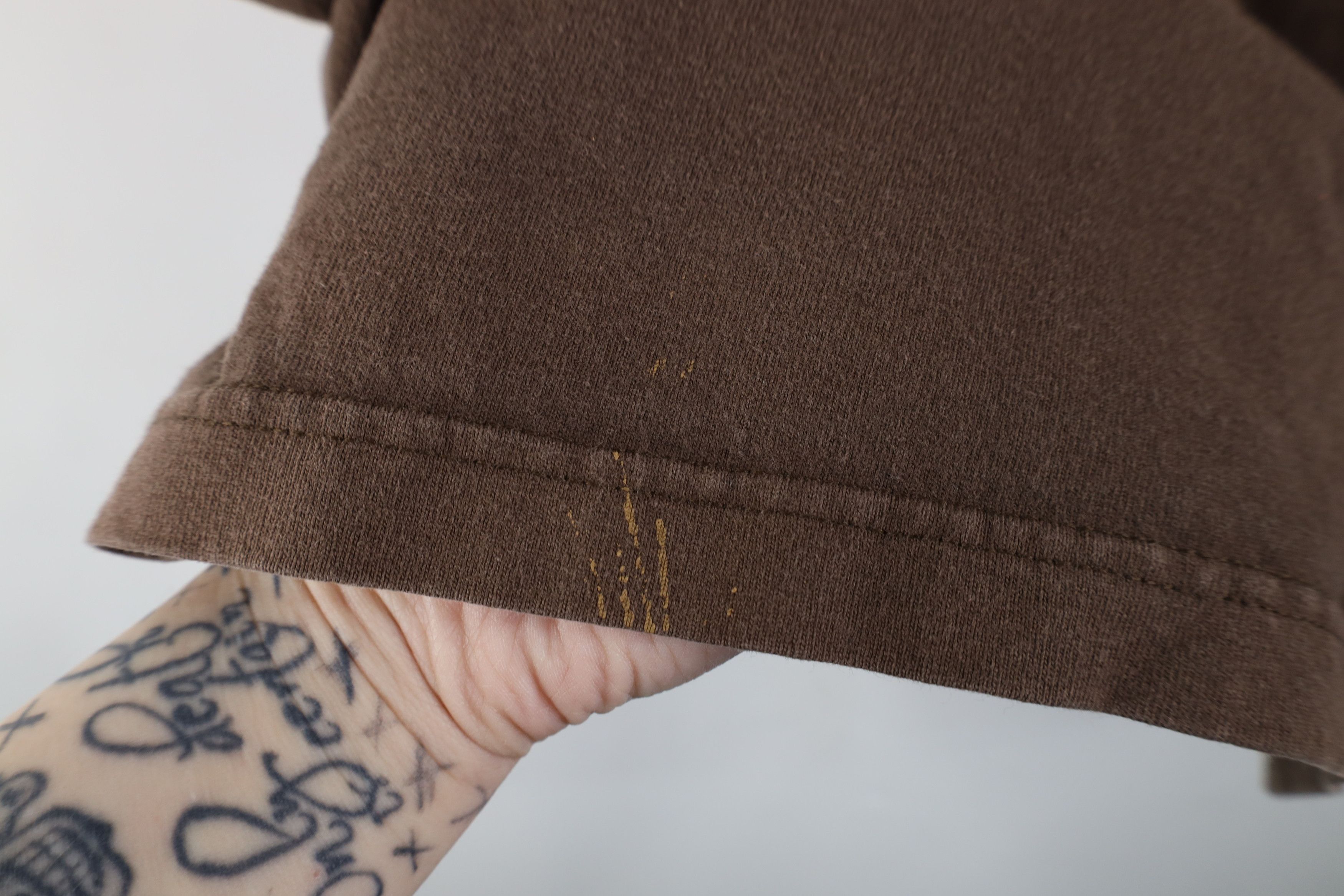 Carhartt × Vintage Vintage Carhartt Spell Out Sun Faded Heavy T-Shirt Brown Size US L / EU 52-54 / 3 - 10 Thumbnail