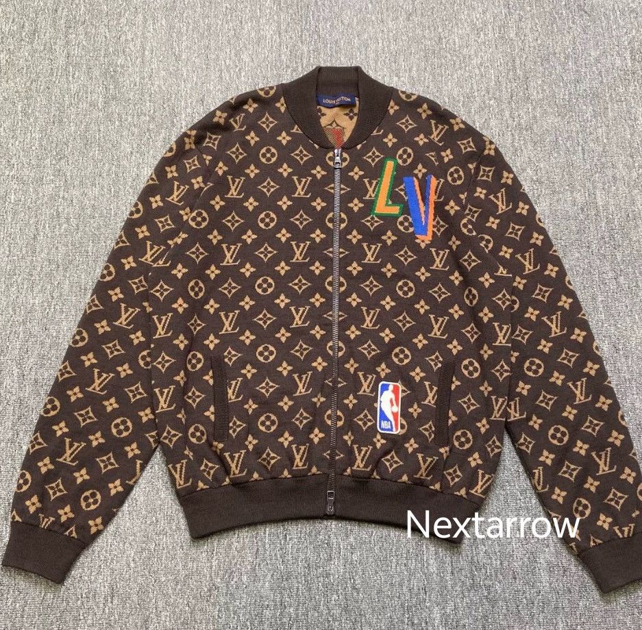 Louis Vuitton Louis Vuitton NBA brown floral full print kni 2412-Nextarrow Size US XL / EU 56 / 4 - 1 Thumbnail