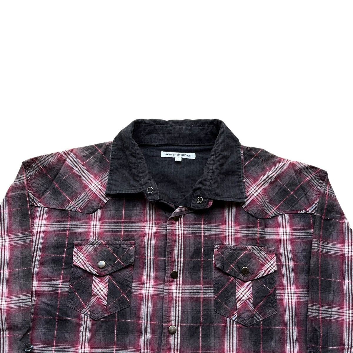semanticdesign Semantic Design Snap Button Shirt Double Layer Size US M / EU 48-50 / 2 - 3 Thumbnail