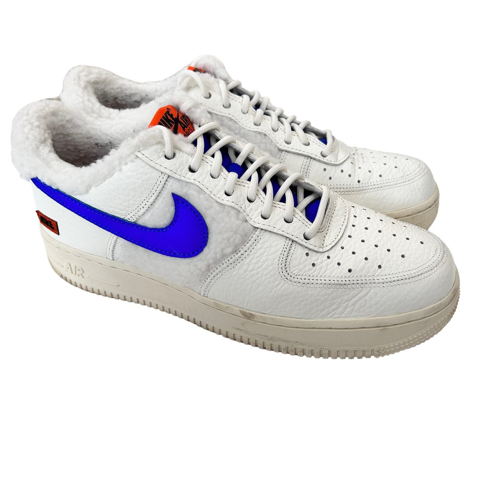 Nike Nike Air Force 1 '07 Low Sherpa Fleece Sneakers Sz 9.5 | Grailed