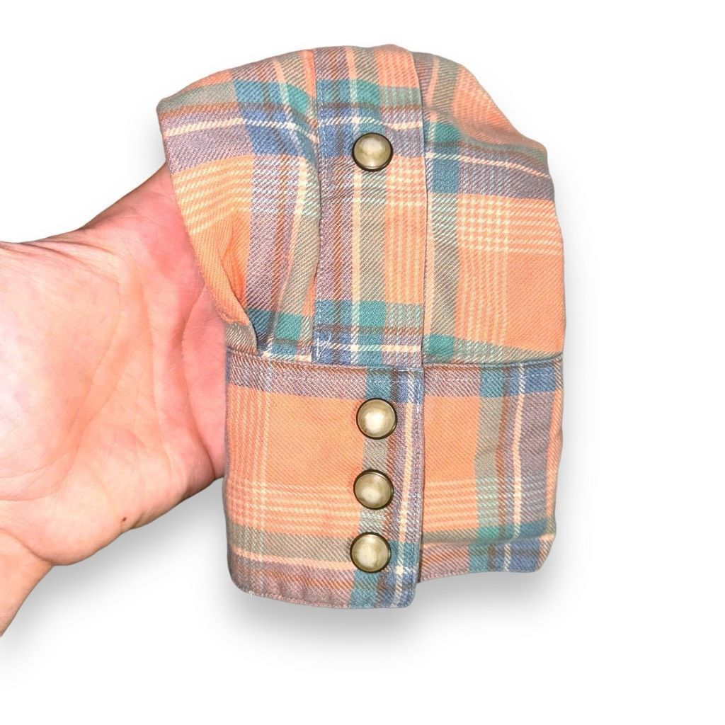 Polo Ralph Lauren 90s Orange Polo Ralph Lauren Western Pearl Snap Shirt Size M Size US M / EU 48-50 / 2 - 6 Thumbnail