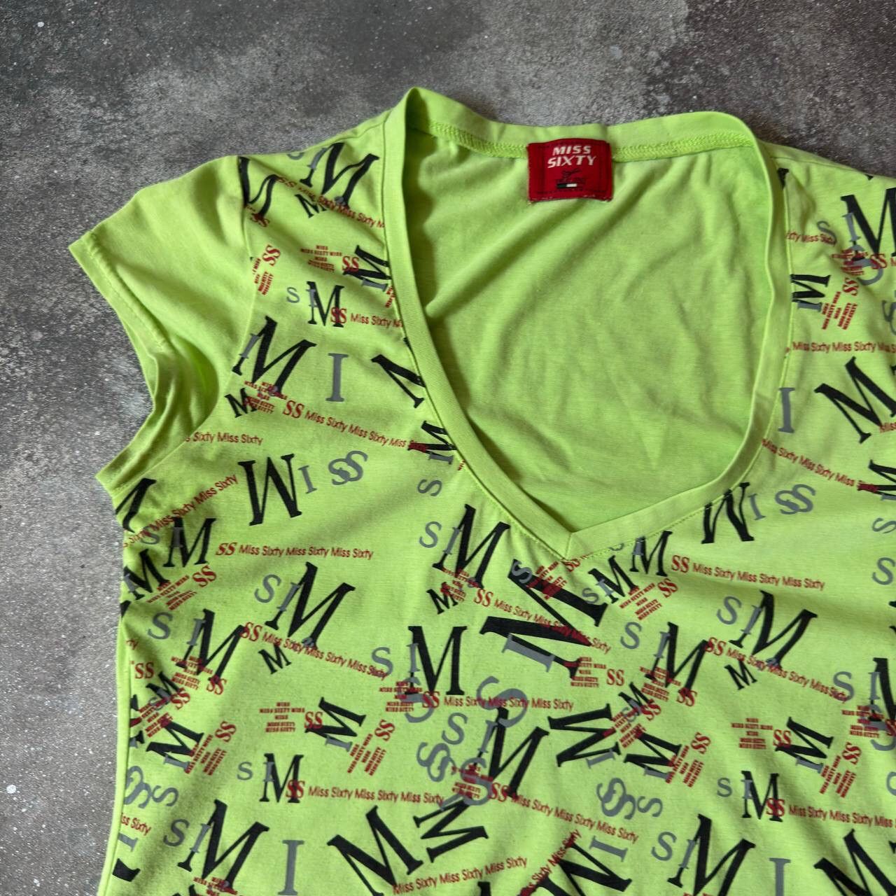 Japanese Brand × Miss Sixty × Vintage Miss Sixty Y2K Vintage Monogram Tee Size M / US 6-8 / IT 42-44 - 2 Thumbnail