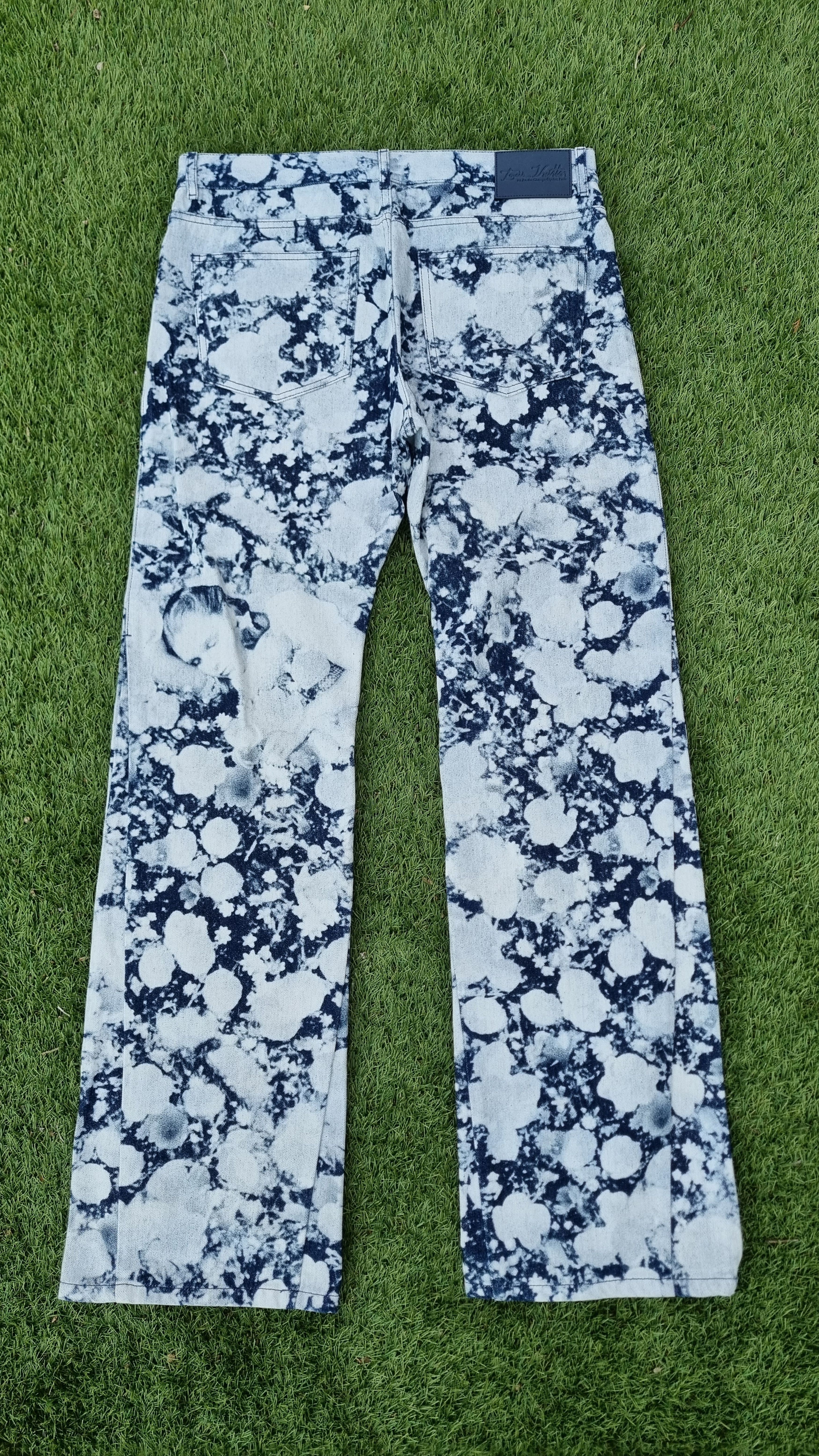Louis Vuitton Lv x Virgil abloh SS19 Dorothy poppies flared dyed pants Size US 32 / EU 48 - 7 Thumbnail