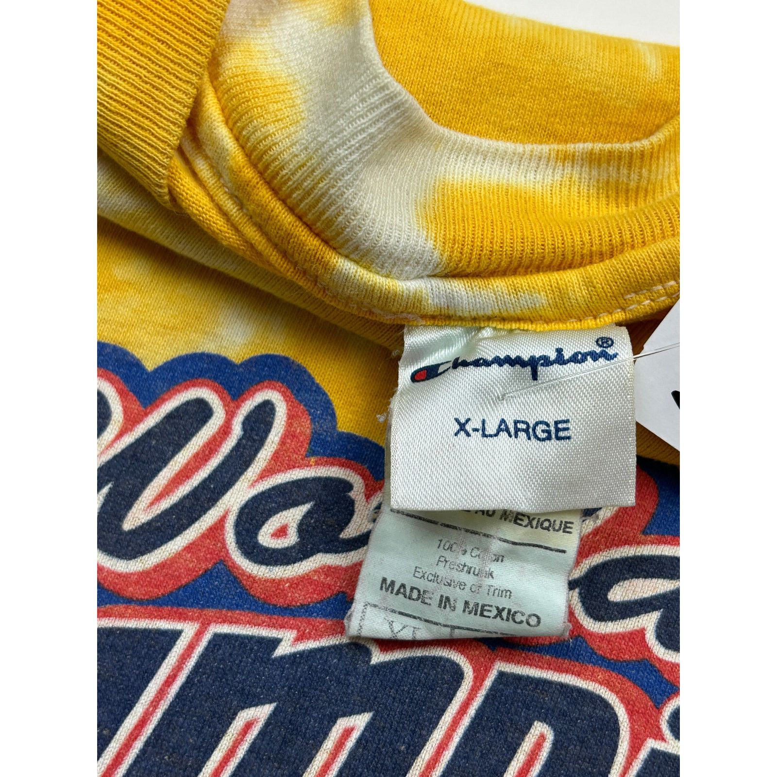 Vintage Vintage 1998 New York Yankees World MLB Tie Dye T Shirt XL Size US XL / EU 56 / 4 - 3 Thumbnail