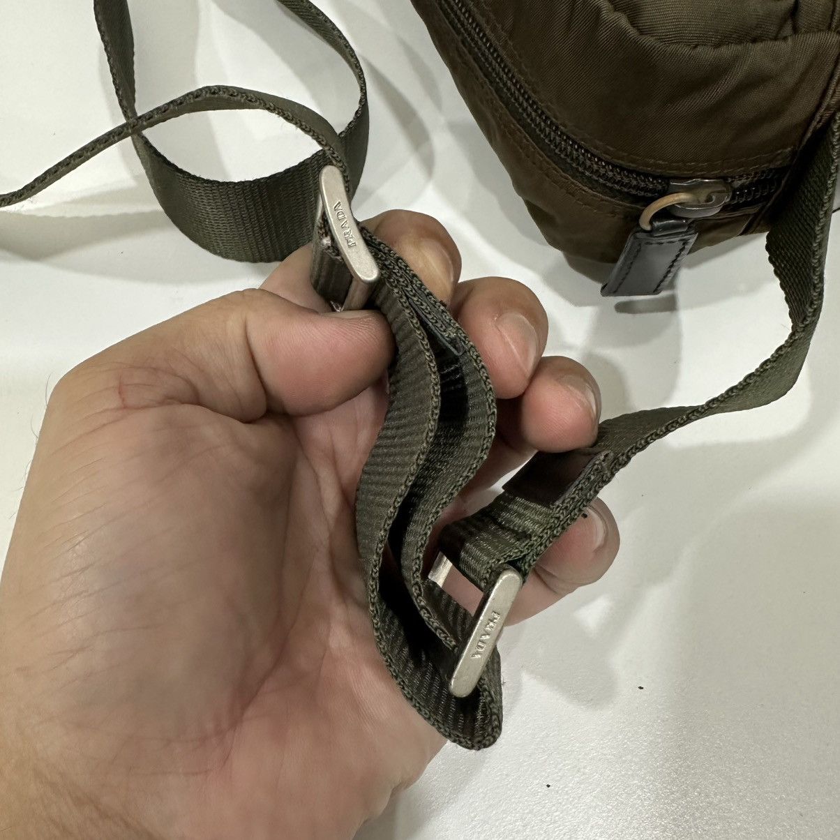 Prada ‼️LASTDROP‼️ PRADA NYLON KHAKI CROSSBODY SHOULDER BAG Size ONE SIZE - 5 Thumbnail